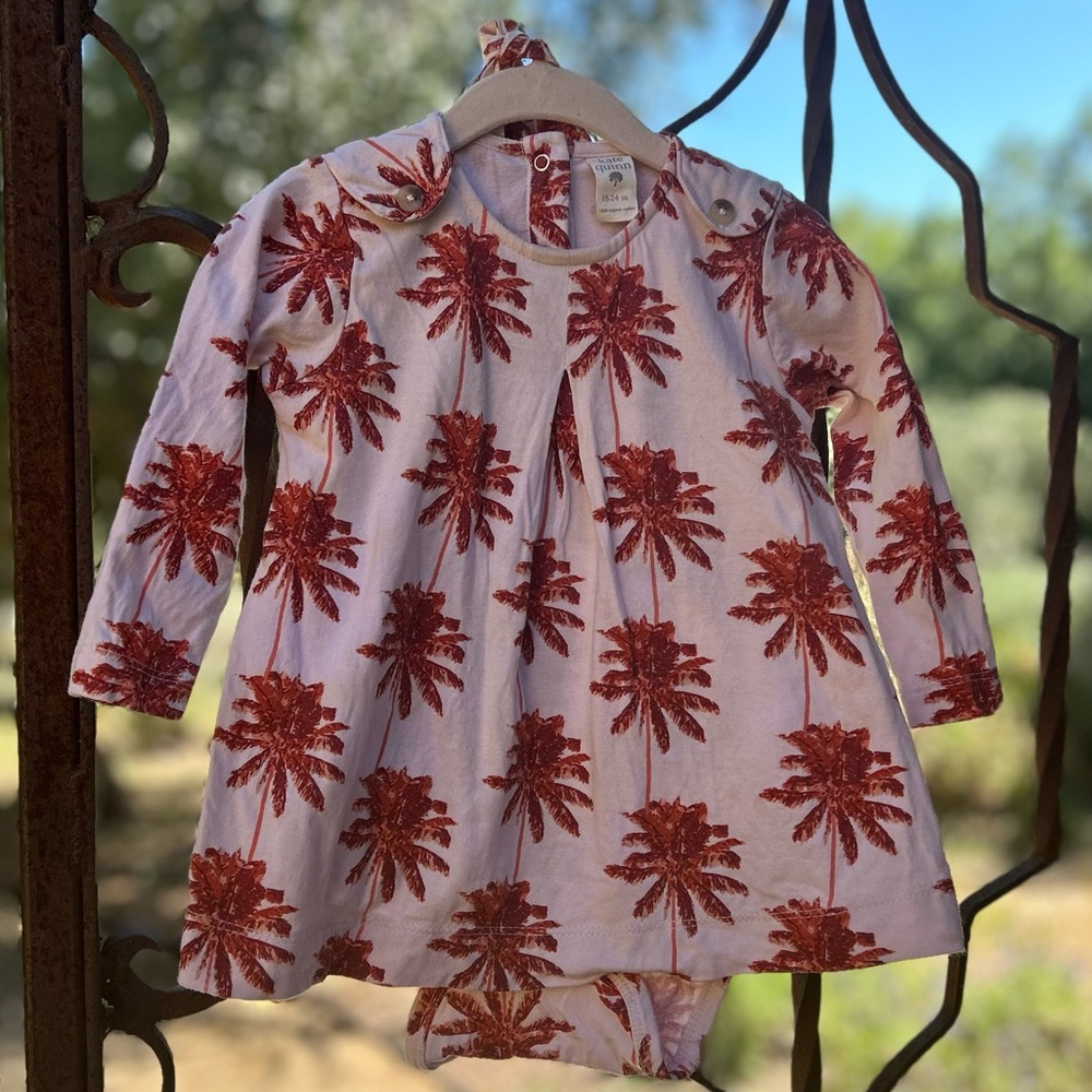 Kate Quinn🍂 Spice Palm Set | Dress Bodysuit + Flight Hat | 18–24m + 12–18m 🍂